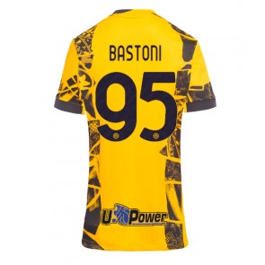 Inter Milan Alessandro Bastoni #95 Dámské Alternativní Dres 2024-25 Krátký Rukáv